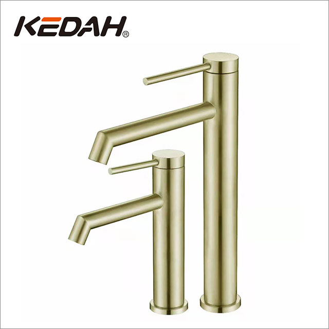 Brushed Gold Faucet